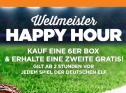 Gratis: Zweite 6er-Box Donuts gratis in der Happy Hour
