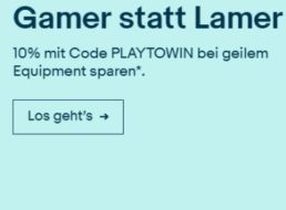 Ebay: Gaming-Artikel mit zehn Prozent Rabatt für zwei Wochen