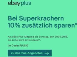 Ebay: 10 Prozent Rabatt auf alle Wow-Artikel bis Sonntag