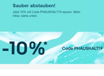 Ebay: Zehn Prozent Rabatt auf Haushaltsgeräte für zwei Wochen