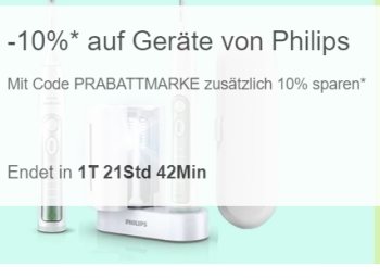 Ebay: 10 Prozent Philips-Rabatt auf 164 Geräte