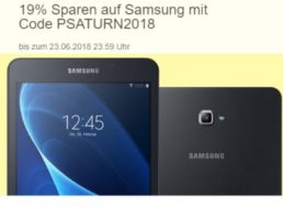 Ebay: 19 Prozent Samsung Rabatt für wenige Tage