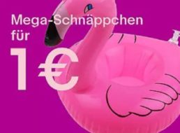 Ebay: Ein-Euro-Shop mit Gratis-Versand gestartet