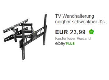Ebay: Vesa-TV-Halterung neigbar und schwenkbar für 23,99 Euro
