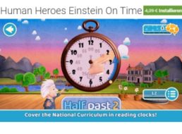 Gratis: Lern-App "Human Heroes Einstein On Time" für 0 Euro