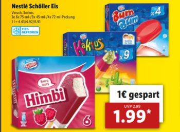 Lidl Eis Spezial Mit Magnum Kaktus Und Mehr Discountfan De