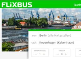 Flixbus: Bustickets nach Dänemark oder Schweden für neun Euro