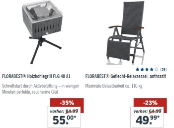 Lidl: Holzkohlegrill mit Aktivbelüftung und Standfuß für 50 Euro frei Haus