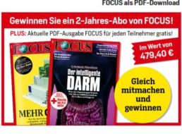 Gratis: Eine Digitalausgabe des "Focus" als PDF zum Nulltarif