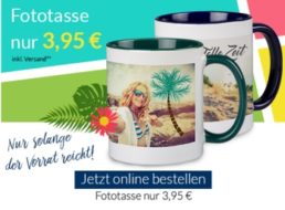 Pixelnet: Fototasse für 3,95 Euro frei Haus, Kalender für 4,95 Euro