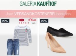 Galeria Kaufhof: Gratis-Versand ohne Mindestbestellwert, auch im Sale