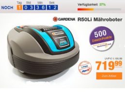 Plus: Gardena R50Li Mähroboter zum Bestpreis mit Extra-Gutscheinrabatt