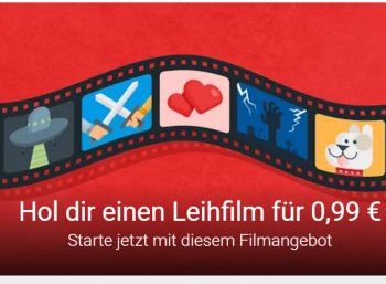 Google Play: Leihfilm für 99 Cent, nur für ausgewählte Kunden