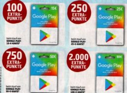 Penny: Bis zu 2000 Paybackpunkte beim Kauf von Google-Play-Karten