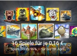 Google Play: 16 Spiele-Apps für je 16 Cent für drei Tage