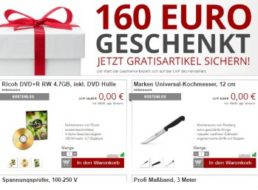 Druckerzubehoer.de: Gratis-Aktion mit 16 Artikeln für 0 Euro