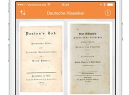 Gratis: App "Deutsche Klassiker in Erstausgaben" für iOS erschienen