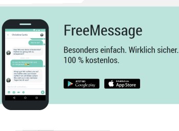Gratis: SMS mit neuer 1&1-App "Freemessage" zum Nulltarif versenden