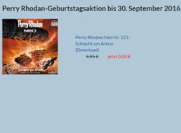 Gratis-Hörbuch: Perry Rhodan Nr. 121 mit sechs Stunden Laufzeit zum Nulltarif