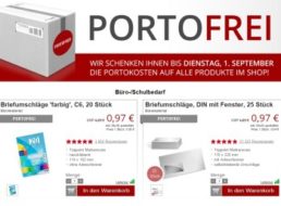 Druckerzubehoer.de: Gratis-Versand ohne Mindestbestellwert bis Dienstag