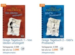 Terrashop: "Gregs Tagebuch" ab 3,99 Euro frei Haus, Fanartikel ab 2,99 Euro