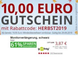 Druckerzubehoer.de: 10 Euro Rabatt bis Sonntag abend