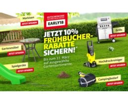 Hagebau: 10 Prozent Rabatt auf Gartensortimente bis Sonntag