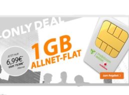 Wieder da: Allnet-Flat mit GByte-Datenflat im Vodafone-Netz für 6,99 Euro