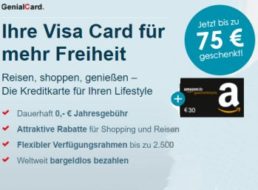 Knaller: 105 Euro geschenkt zur Visa Card der Hanseatic Bank