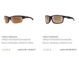 Harley Davidson: Sonnenbrillen für 19,99 Euro frei Haus