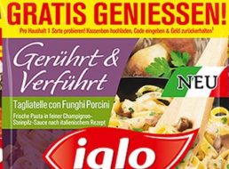 Gratis: "Gerührt und Verführt" von Iglo zum Nulltarif dank Cashback