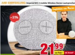 Völkner: Bluetooth-Lautsprecher mit Cardreader und Aux-In für 21,99 Euro