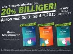 Lidl: 20 Prozent iTunes-Rabatt bis zum Karsamstag
