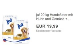 Ebay: 20 Kilo gut bewertetes Hundefutter mit Spielzeug für 19,90 Euro
