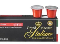 Kaffee: 100 Kapseln "Grand Maestro Italiano" für 15,90 statt 25,90 Euro