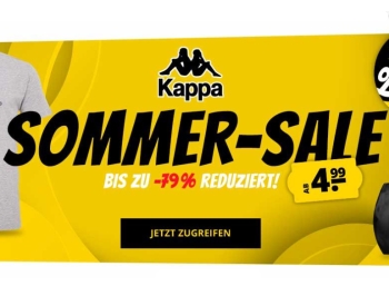 Kappa: Sale bei Sportspar mit Artikeln ab 4,99 Euro