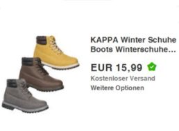 Kappa: Winterstiefel für 15,99 Euro frei Haus