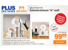 Plus: Kletterletter Design-Katzenbaum für 99,99 Euro frei Haus