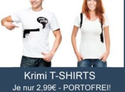 Terrashop: Krimi-T-Shirts für 2,99 Euro frei Haus
