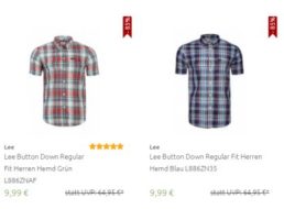 Outlet46: Hemden und Poloshirts von Lee ab 9,99 Euro frei Haus