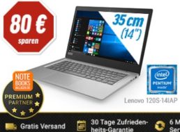 Notebooksbilliger.de: Lenovo 120S-14IAP für 249 Euro frei Haus