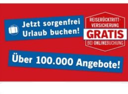 Lidl: Reiserücktrittversicherung gratis bei Buchung bis Ende Februar