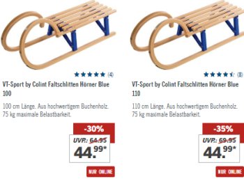 Lidl: Schlitten und eine – für Gratis-Versand mit Woche Zubehör