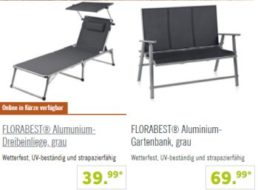 Lidl: Gartenmöbel inklusive Miniabo "Mein Schöner Garten"