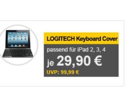 Logitech: Ultrahin Keyboard Cover als B-Ware für 29,90 Euro frei Haus