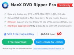 Gratis: MacX DVD Ripper Pro & iPad Gewinnspiel für kurze Zeit komplett gratis