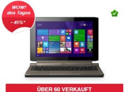 Medion: Touch-Notebook / Convertible Akoya P2214T für 219,99 Euro frei Haus