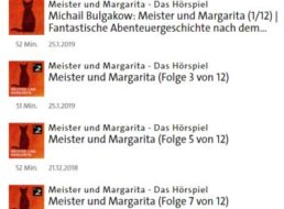 Gratis: Hörspiel "Meister und Margarita" bei der ARD zum Download