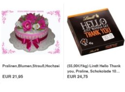 Ebay: Muttertags-Spezial mit Schokoriegel-Torte und mehr