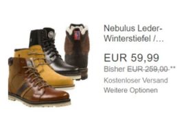 Nebulus: Leder-Winterstiefel für 59,99 Euro frei Haus